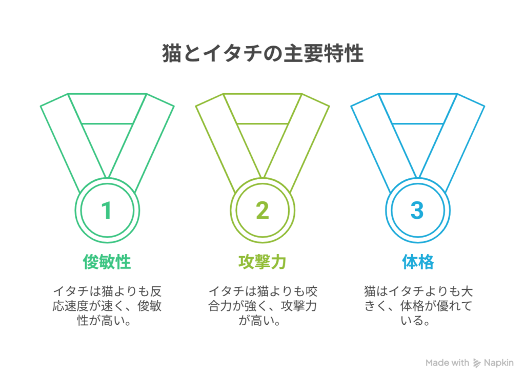 イタチの特性と強さについて