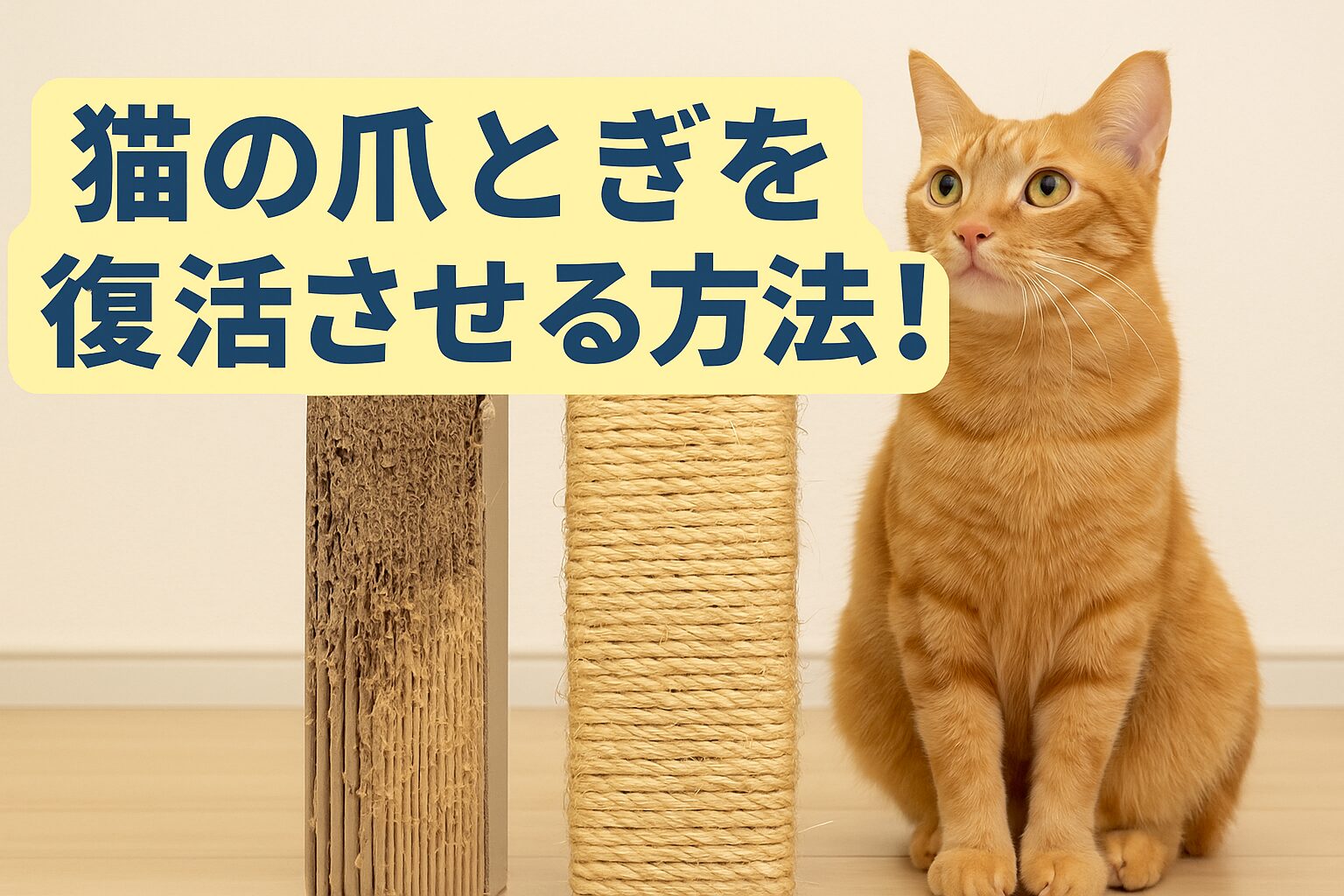 猫の爪とぎを復活させる方法！お気に入りを再生するアイデア集