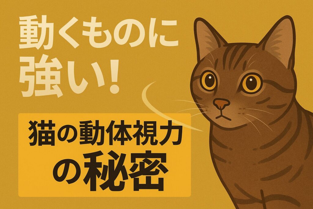 動くものに強い!猫の動体視力の秘密