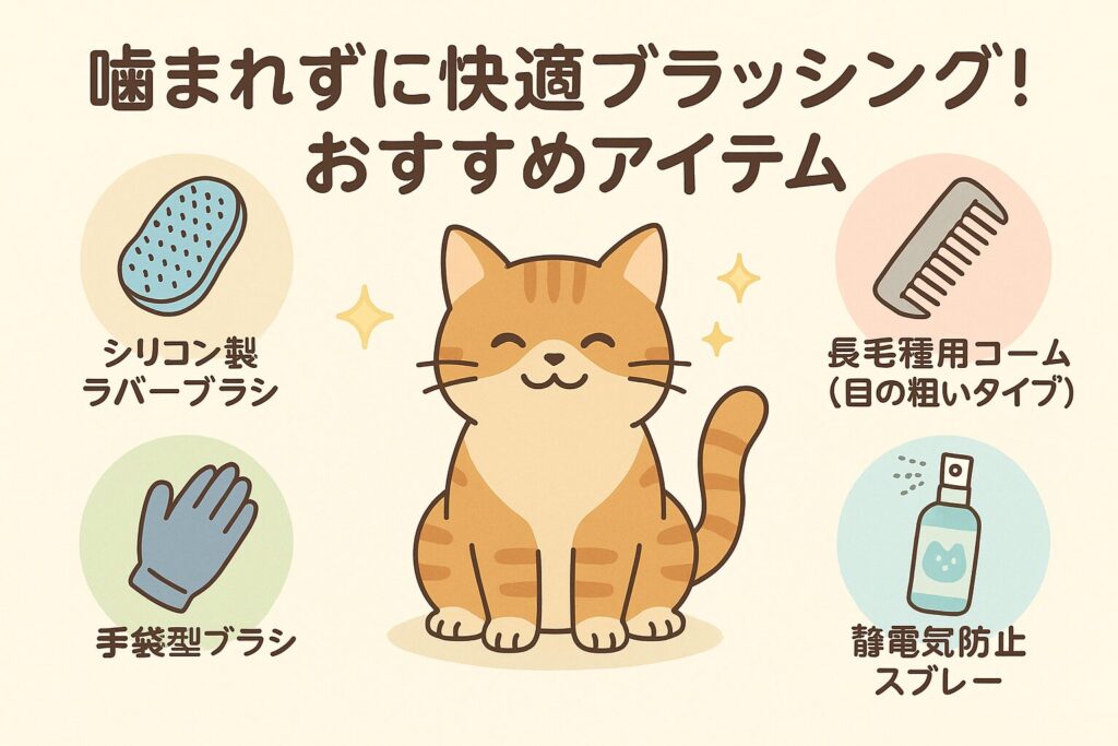 噛まれずに快適ブラッシング!おすすめアイテム