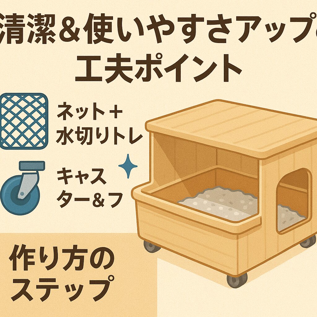 清潔&使いやすさアップの工夫ポイント