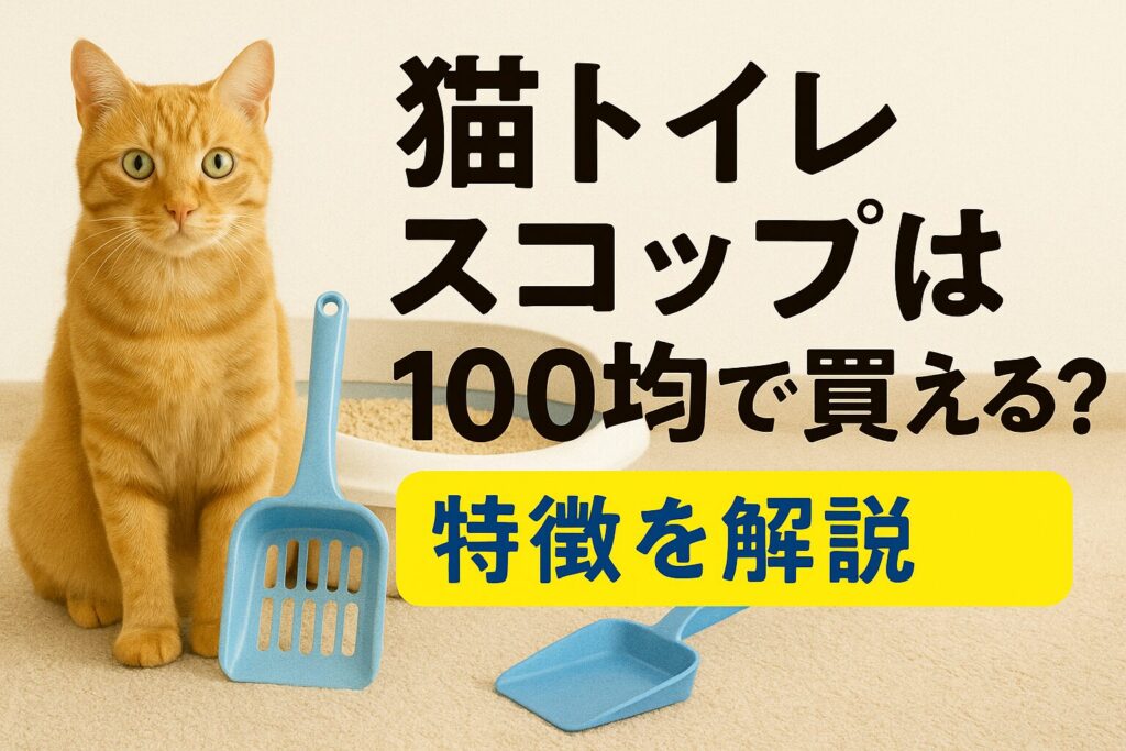 ① 猫トイレスコップは100均で買える?特徴を解説