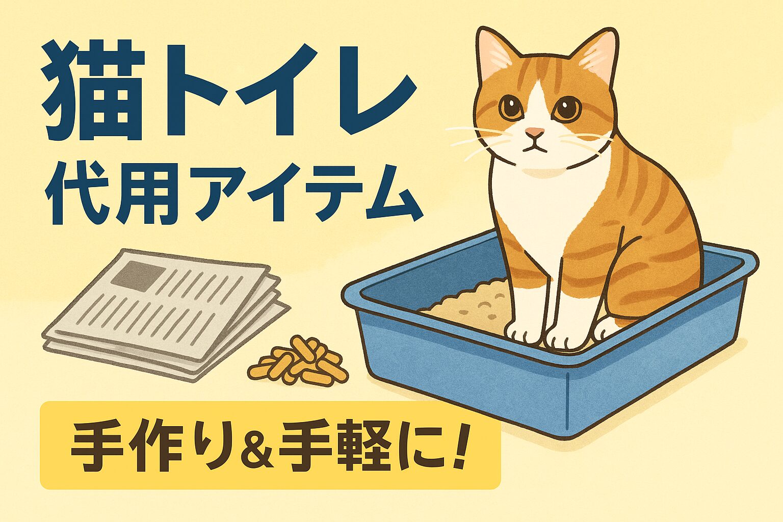 猫トイレ代用アイテム徹底ガイド！コスパ・DIYも紹介