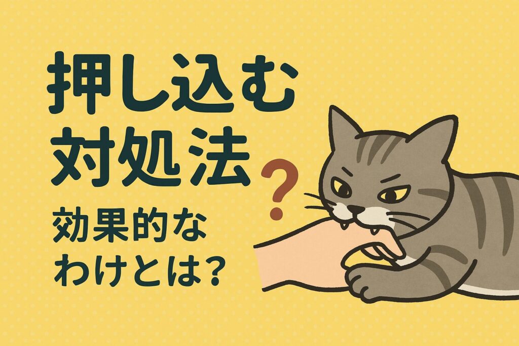 押し込む対処法が効果的なわけとは?