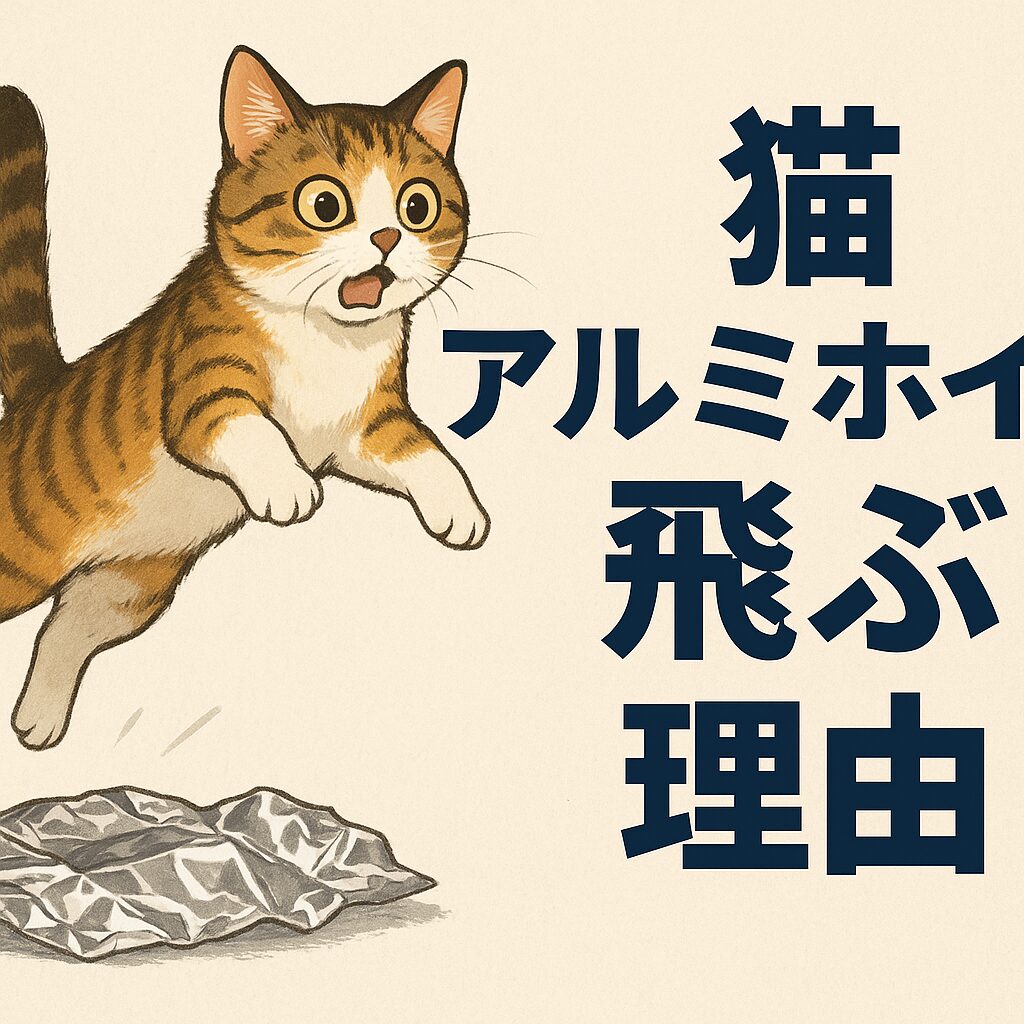猫がアルミホイルを踏むと飛ぶ理由とは？本当の心理と対策