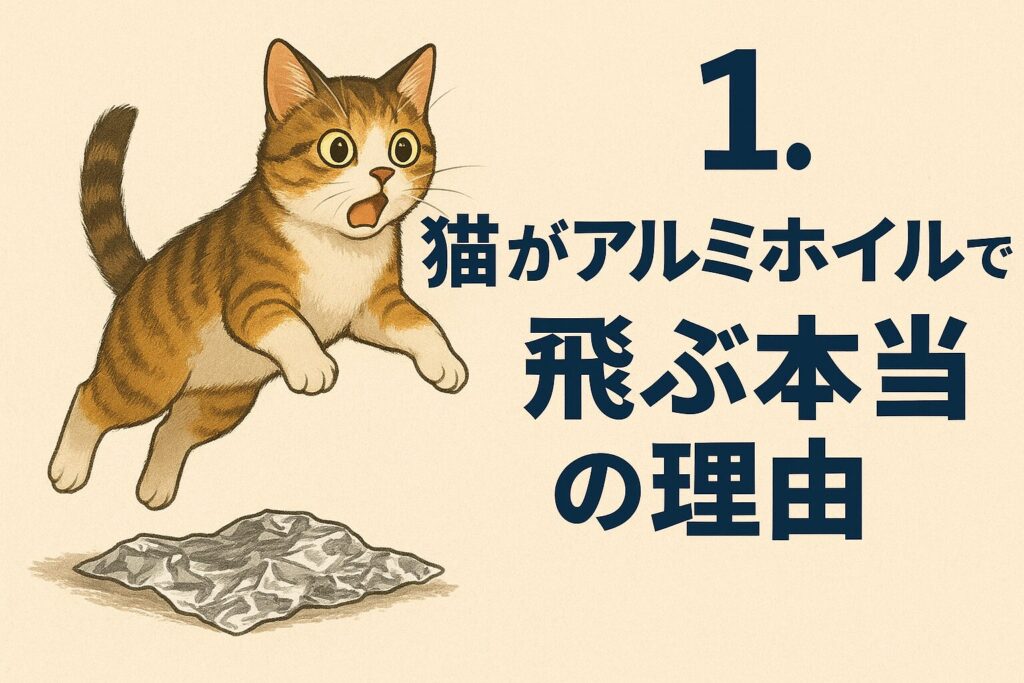 1. 猫がアルミホイルで飛ぶ本当の理由