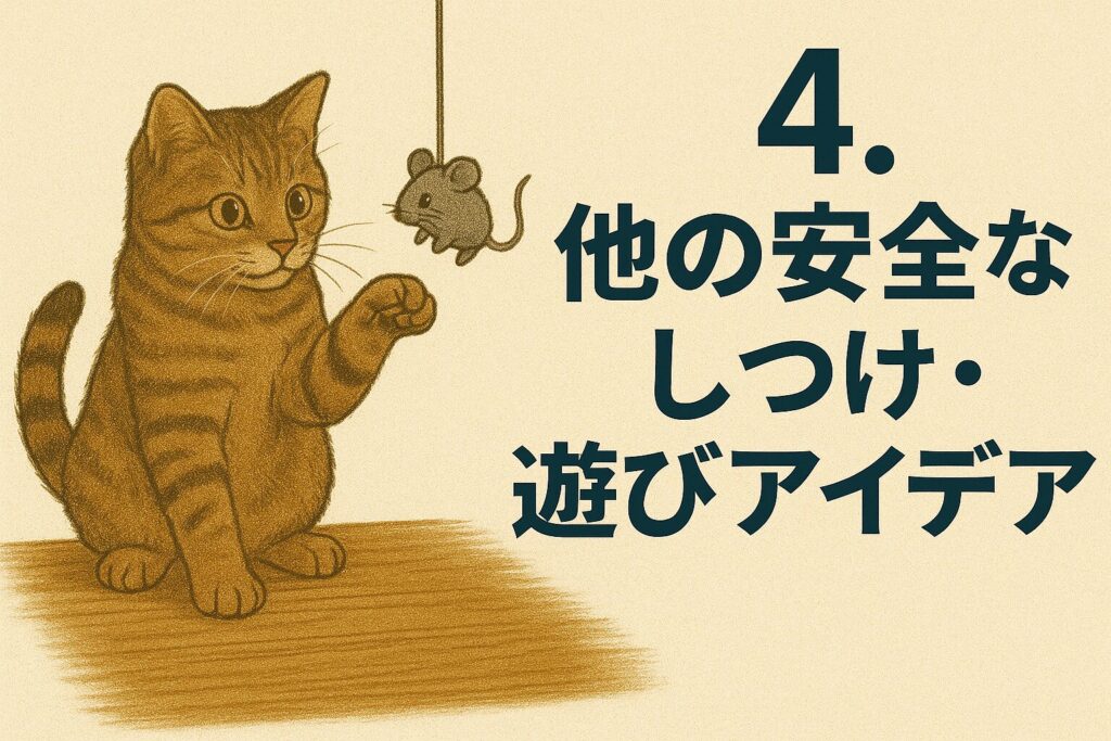 4. 他の安全なしつけ・遊びアイデア