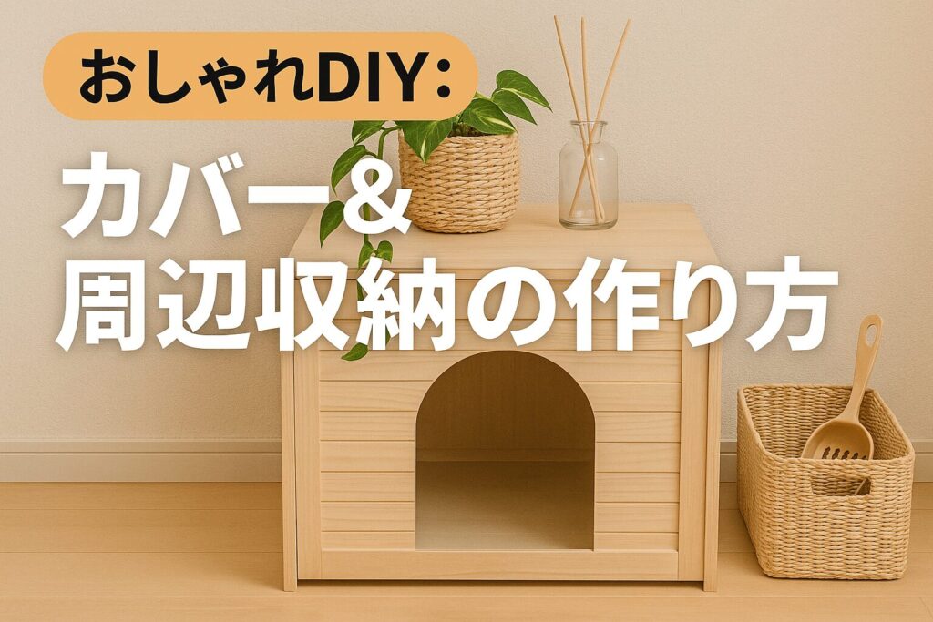おしゃれDIY：カバー＆周辺収納の作り方