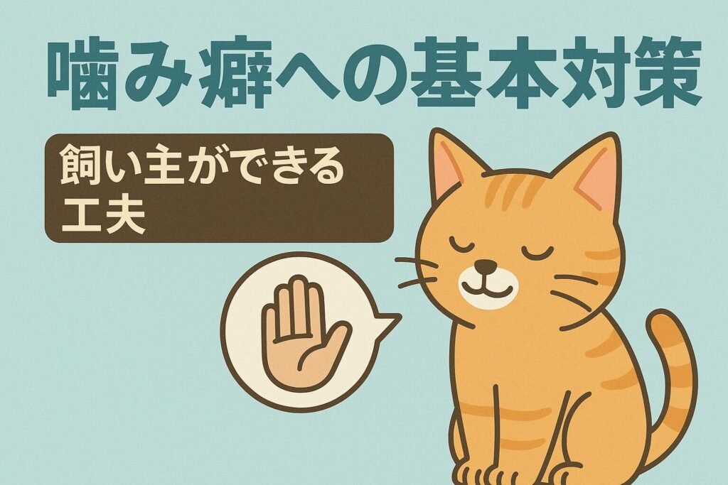 噛み癖への基本対策:飼い主ができる工夫