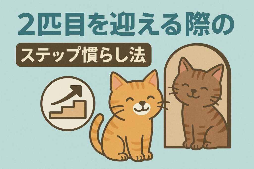 2匹目を迎える際のステップ慣らし法
