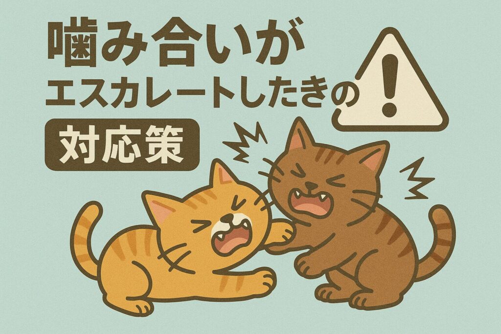 噛み合いがエスカレートしたときの対応策