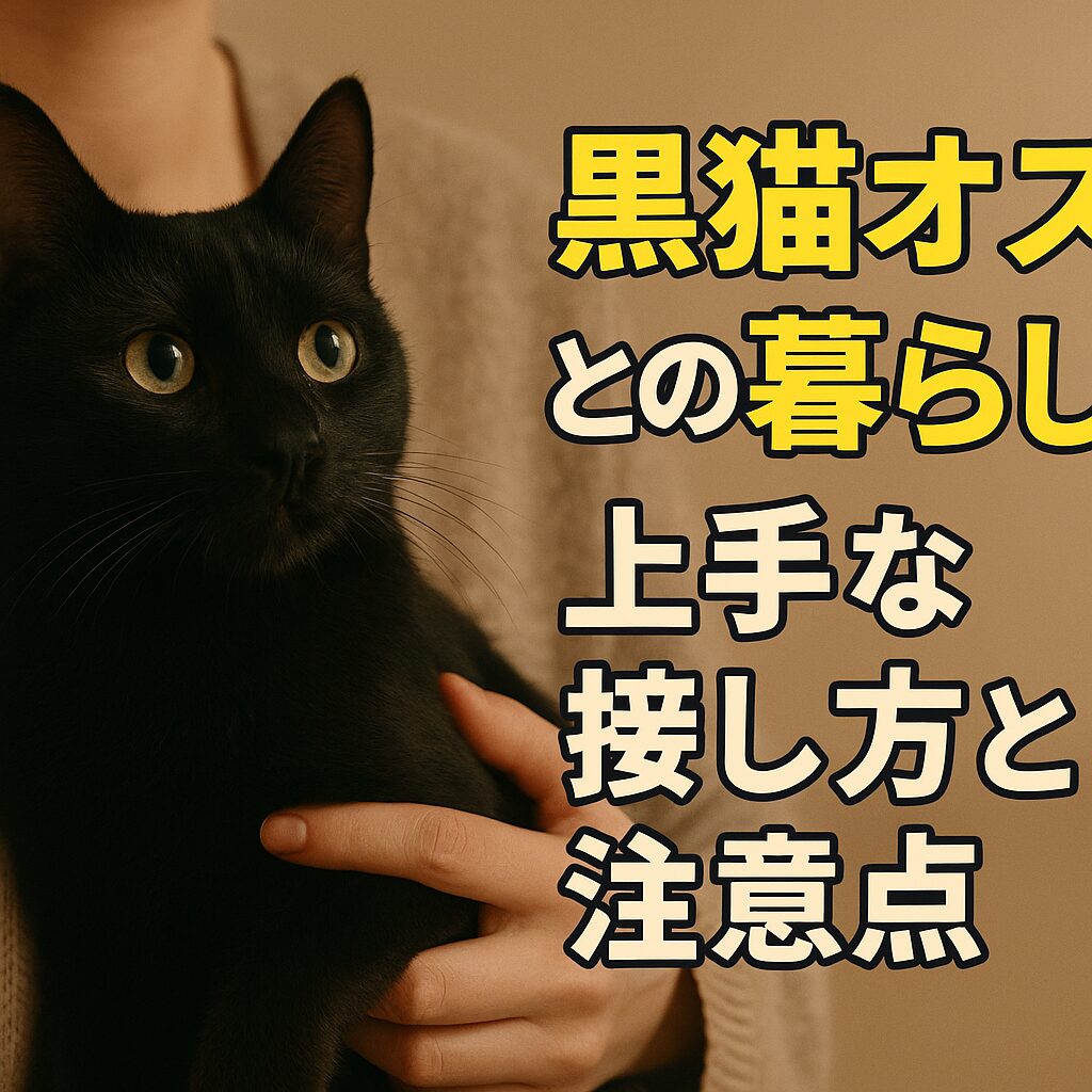 黒猫オスとの暮らし:上手な接し方と注意点