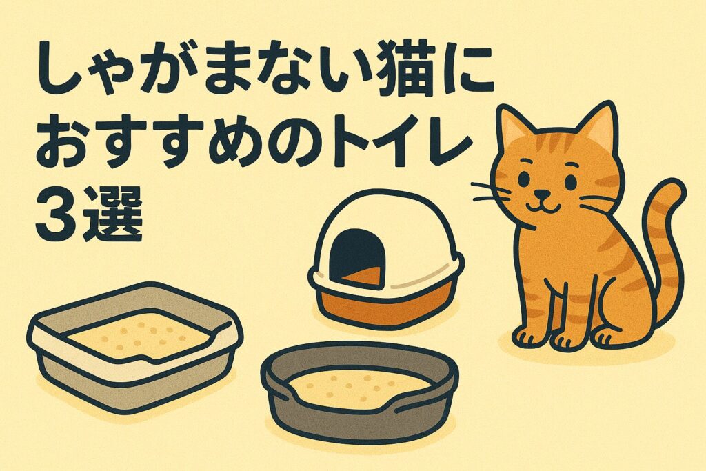 しゃがまない猫におすすめのトイレ3選