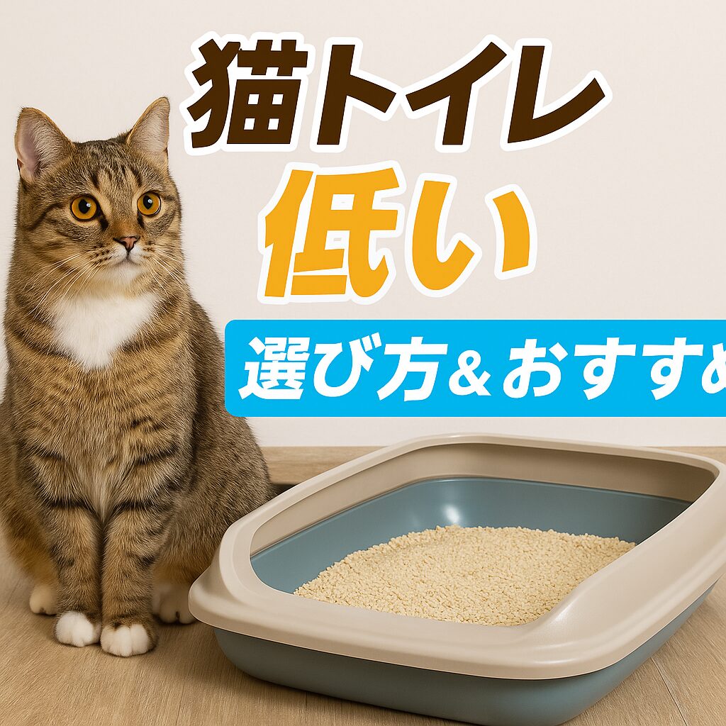 猫用ロータイプトイレの選び方とおすすめ低入口モデル