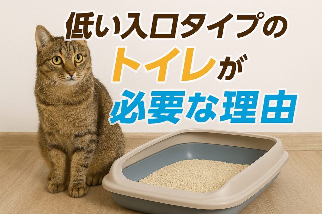 1. 低い入口タイプのトイレが必要な理由