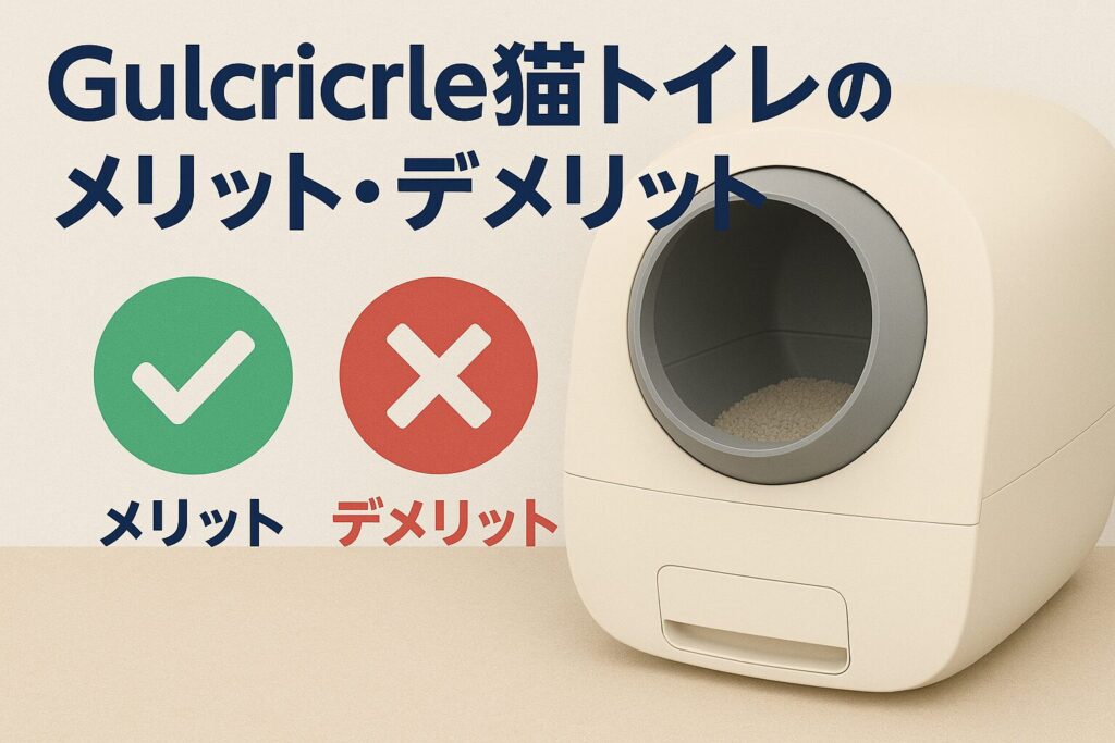 Gulcircle猫トイレのメリット・デメリット