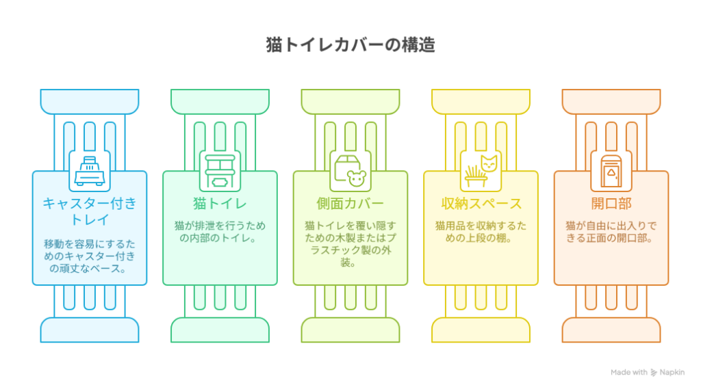 収納・キャスター付きで実用性アップ！移動・掃除が楽になる猫トイレDIY