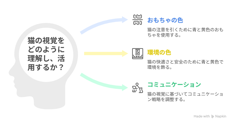 猫の見える色は限られている