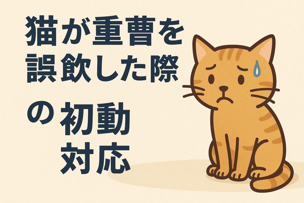 猫 重曹 誤飲 初動対応