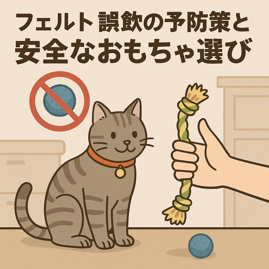 フェルト誤飲の予防策と安全なおもちゃ選び