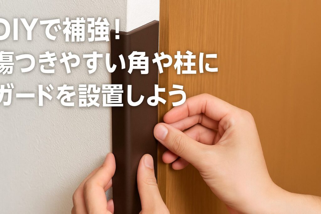 ⑤ DIYで補強!傷つきやすい角や柱にガードを設置しよう