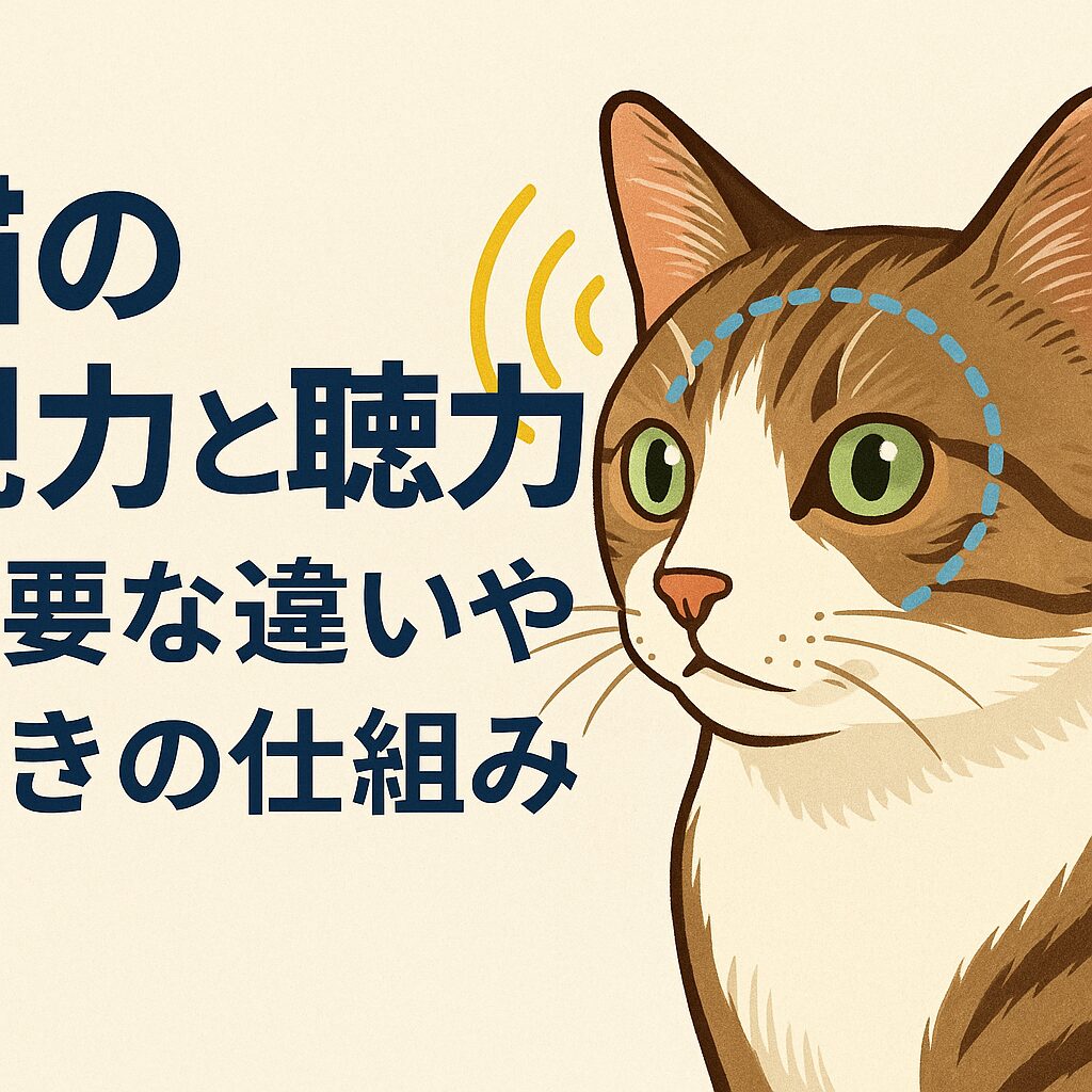 猫の視力・聴力の違いは？感覚の強みと弱点を徹底解説
