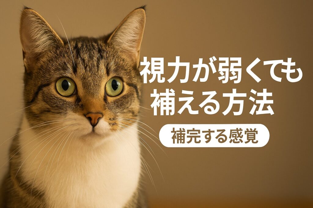 視力が弱くても補える方法—補完する感覚