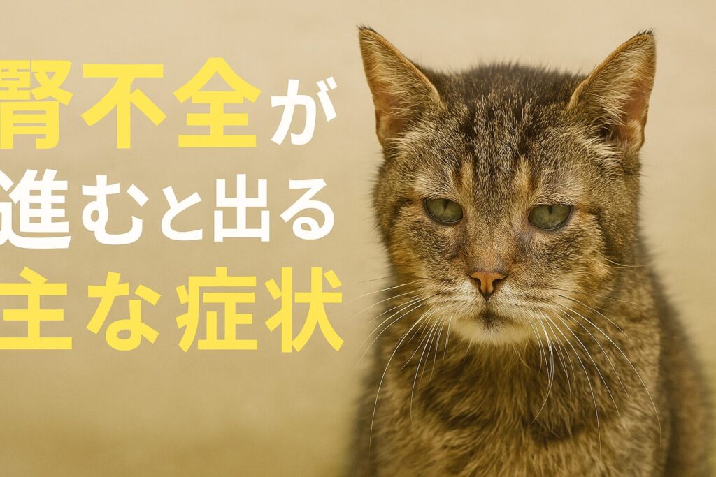 🔍 腎不全が進むと出る主な症状