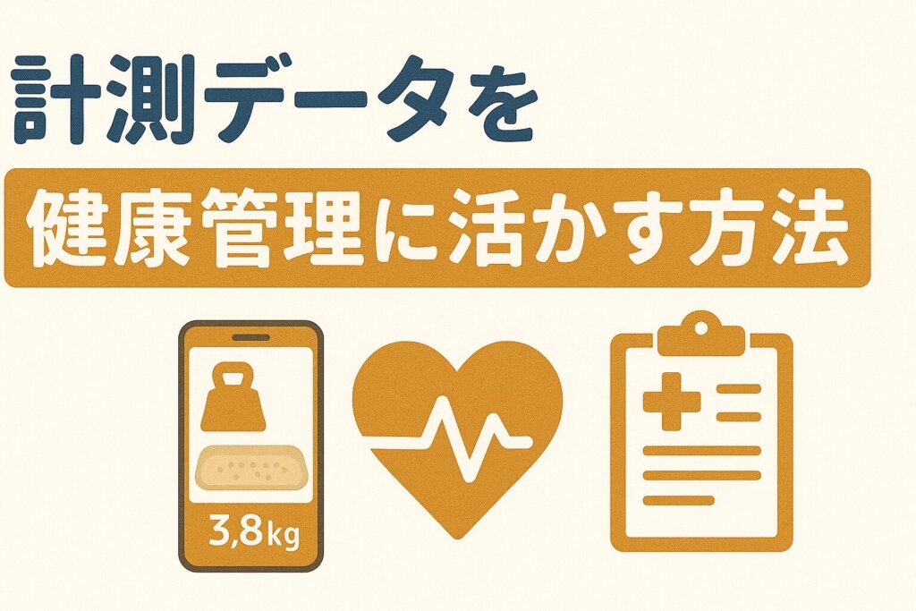 4.計測データを健康管理に活かす方法