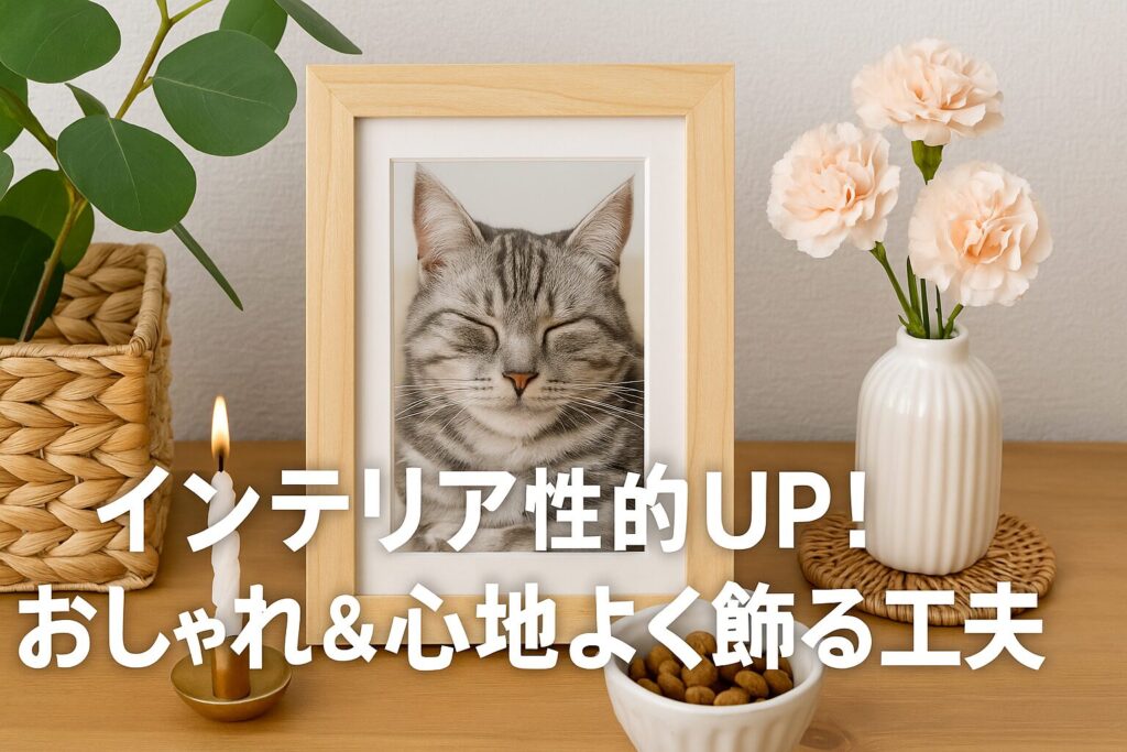 ⑤ インテリア性UP!おしゃれ&心地よく飾る工夫