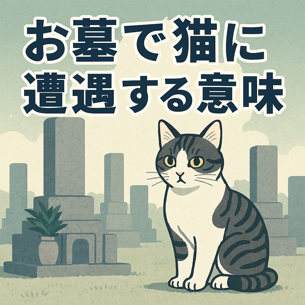 お墓で猫に遭遇したときの意味とは？スピリチュアルな解釈を解説
