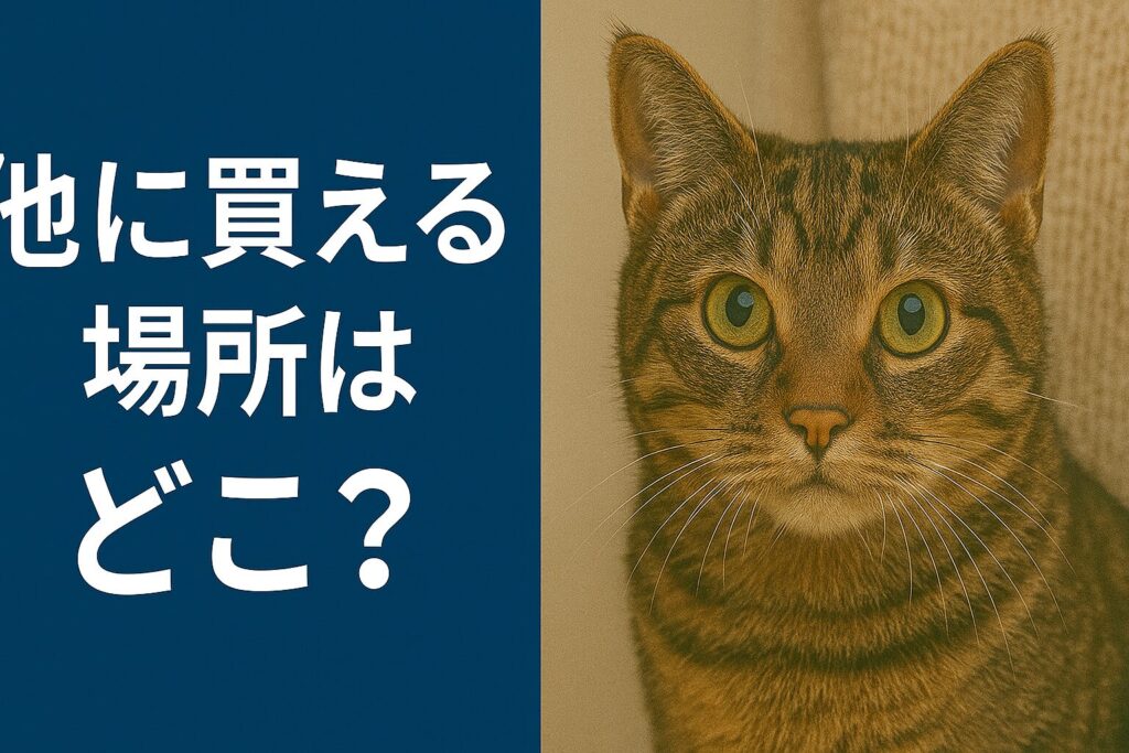 他に買える場所はどこ?