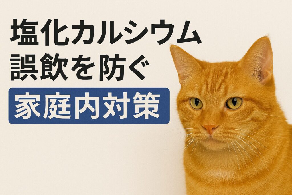 塩化カルシウム誤飲を防ぐ家庭内対策