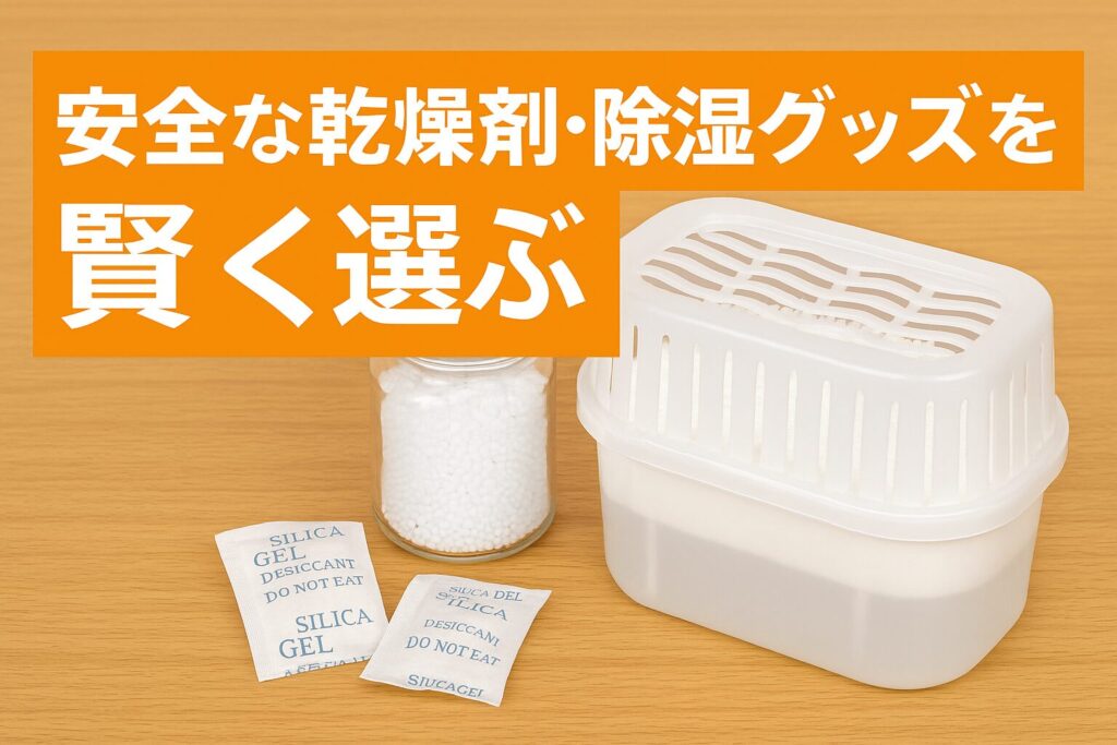 安全な乾燥剤・除湿グッズを賢く選ぶ