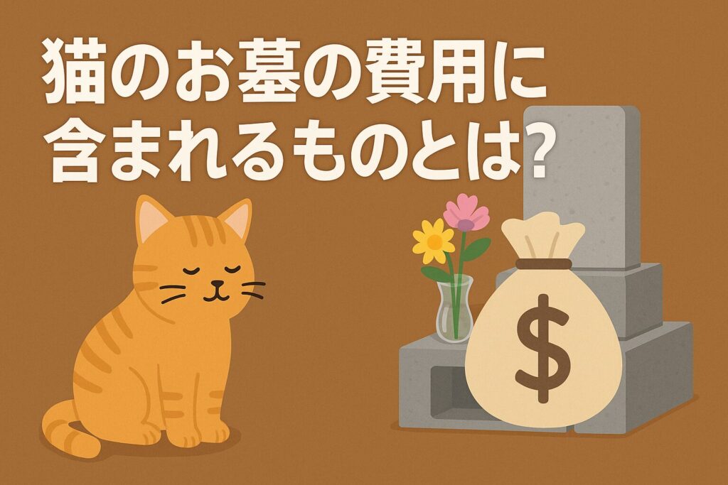 猫のお墓の費用に含まれるものとは？