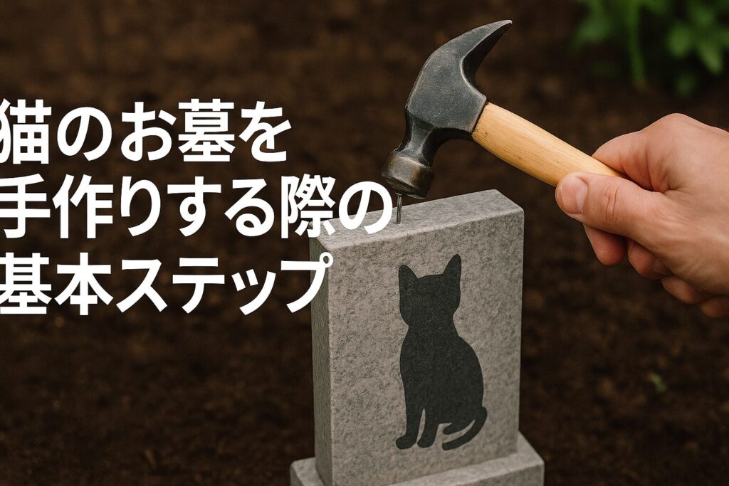 猫のお墓を手作りする際の基本ステップ
