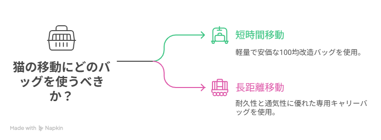 猫用キャリーバッグは100均で代用できる？